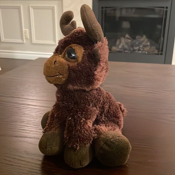 Aurora Dreamy Eyes Brown Michigan The Moose Sleepy Moose Excellent Condition 11” - Picture 2 of 7